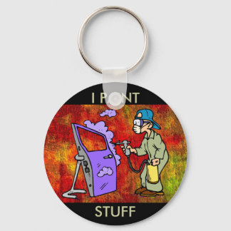 I Paint Stuff Key Ring