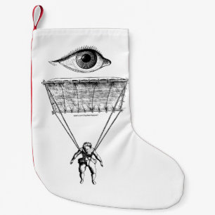 I Parachute Small Christmas Stocking