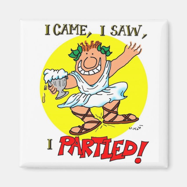 I Partied Magnet (Front)
