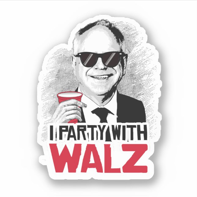 I Party with Tim Walz  (Front)