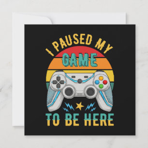 i paused my game