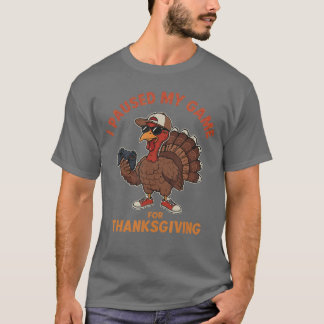 I Paused My Game Boyshanksgiving Gamer Funnyurkey  T-Shirt