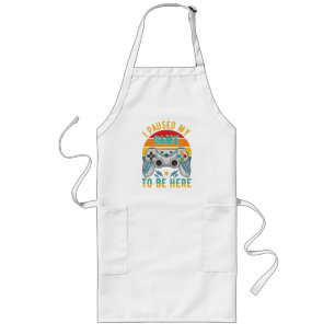 i paused my game long apron