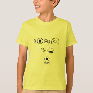 I Paused My Game To Be Here - Funny Kids Edition T-Shirt
