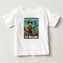 I Paused My Retro Gaming to Be Here" Funny T-Shirt