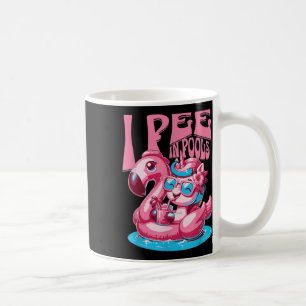 I Pee In Pools Swimming Joke Funny Summer Pool Par Coffee Mug
