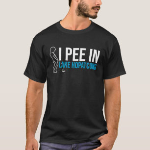 I Pee In the Lake Hopatcong Camping Humour Camper T-Shirt