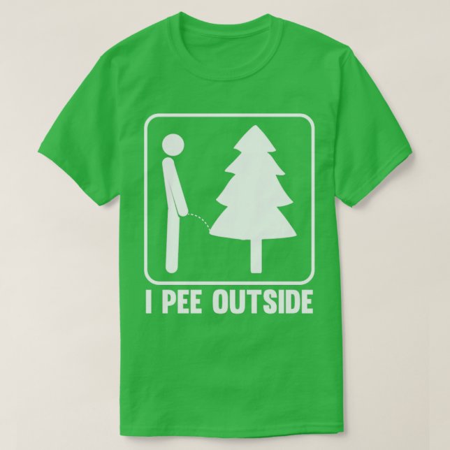 I Pee Outside Camg 14 T-Shirt (Design Front)