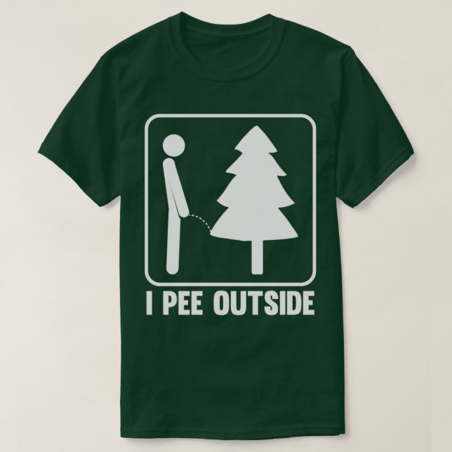 I Pee Outside Camg 3 T-Shirt (Design Front)