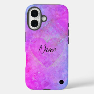 I phone Case Heart Mixed Violet Colours HAMbWG