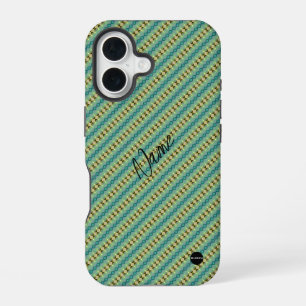 I phone Case Vertical green and yellow HAMbWG