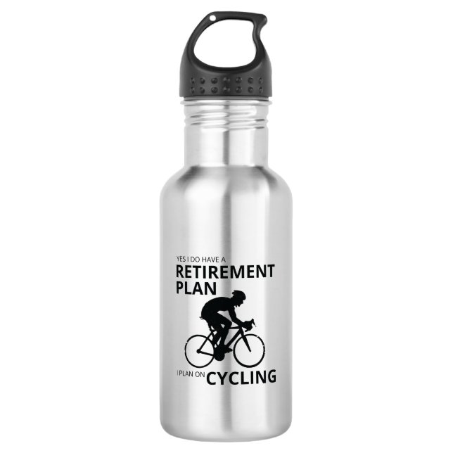 I plan on cycling when i retire 532 ml water bottle (Front)