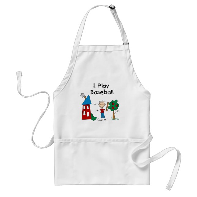 I Play Baseball Standard Apron (Front)