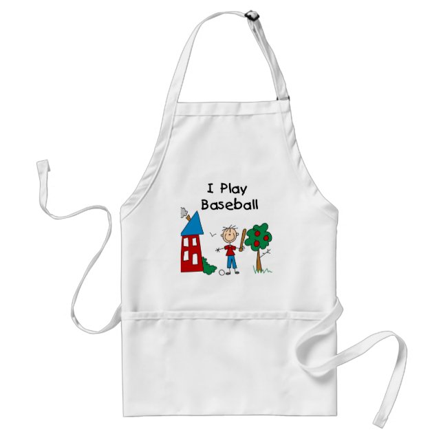 I Play Baseball Standard Apron (Front)