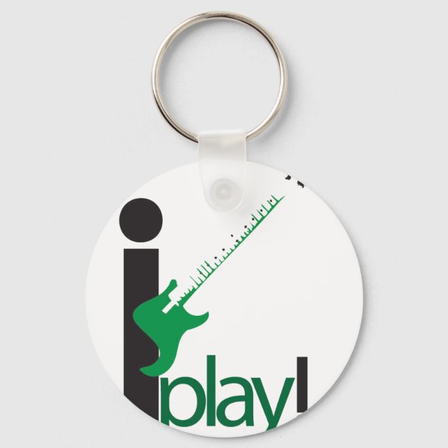 i play bass key ring (Front)