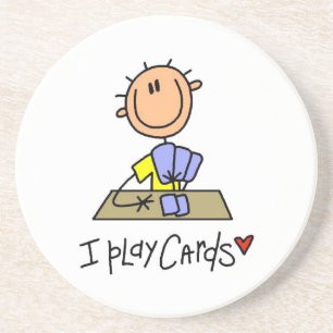 I Play Cards Coaster