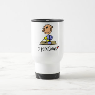 I Play Cards Tshirts and Gifts Travel Mug