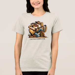 I Play for An Audience of One Tri-Blend Shirt