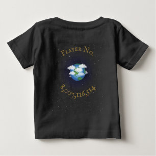 "I Play For Team Earth" On Humanity's Side Custom Baby T-Shirt