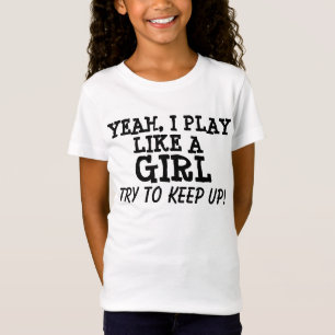 I play like a girl, T-shirts, kids T-Shirt