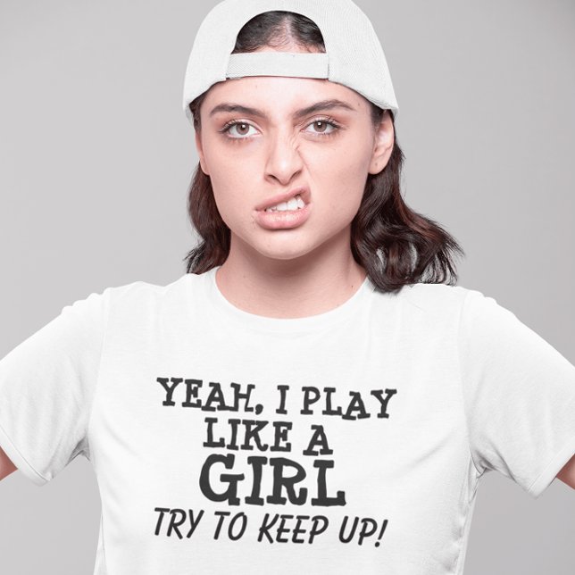 I play like a girl, T-shirts, kids T-Shirt (Creator Uploaded)