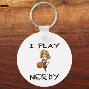 I Play Nerdy Key Ring