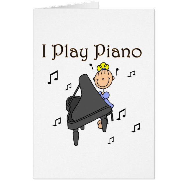 I Play Piano T-shirts and Gifts (Front)