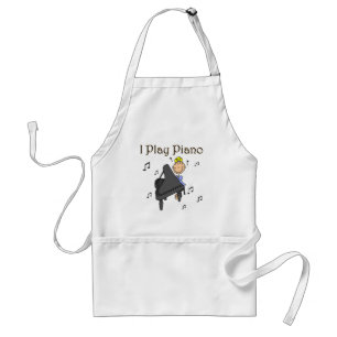 I Play Piano T-shirts and Gifts Standard Apron