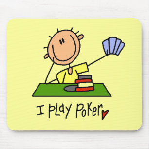 I Play Poker Mouse Pad