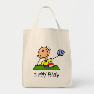 I Play Poker Tote Bag
