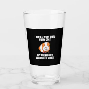 I Play With Guine Pig In The Morning Glass