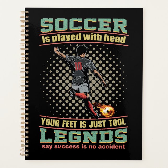 I Played Football With My Head Planner (Front)