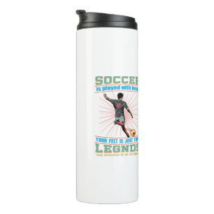 I Played Football With My Head Thermal Tumbler