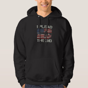 I Plead The 2nd Amendment  Pro Gun Ar15 Usa Gun Fl Hoodie