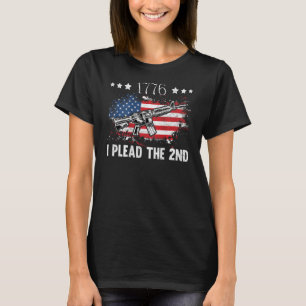 I Plead The 2nd Amendment Pro-Gun Ar-15 Rifle Amer T-Shirt