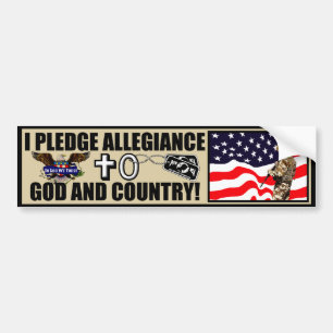 I Pledge Allegiance Bumper Sticker