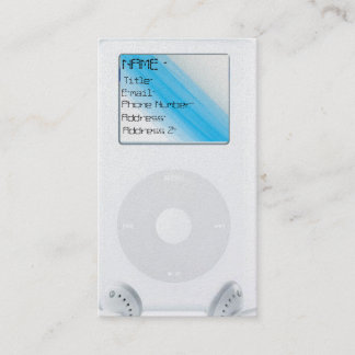 I-pod buissness card