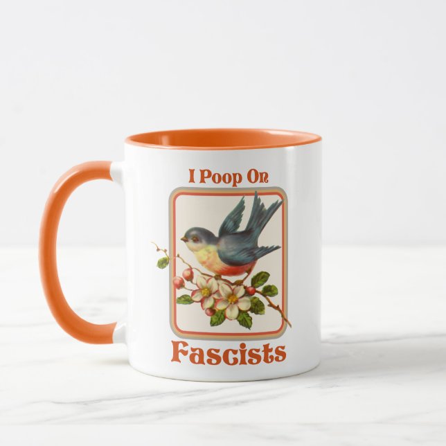 I poop on Fascists Mug (Left)