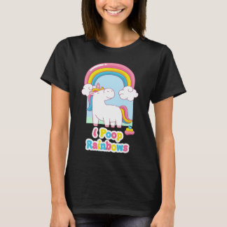 I Poop Rainbows Funny Unicorn T-Shirt