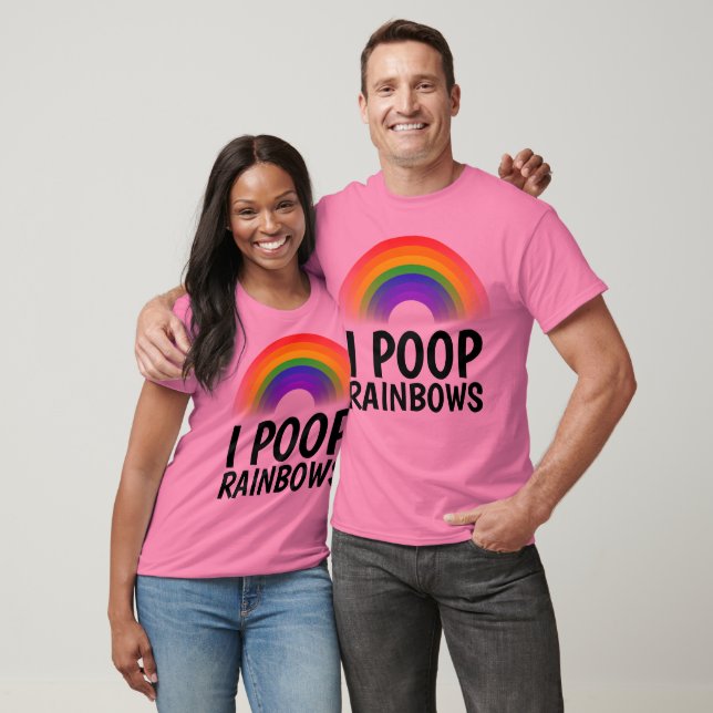 I POOP RAINBOWS T-shirts (Unisex)