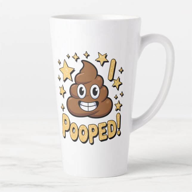 I Pooped Latte Mug (Right)