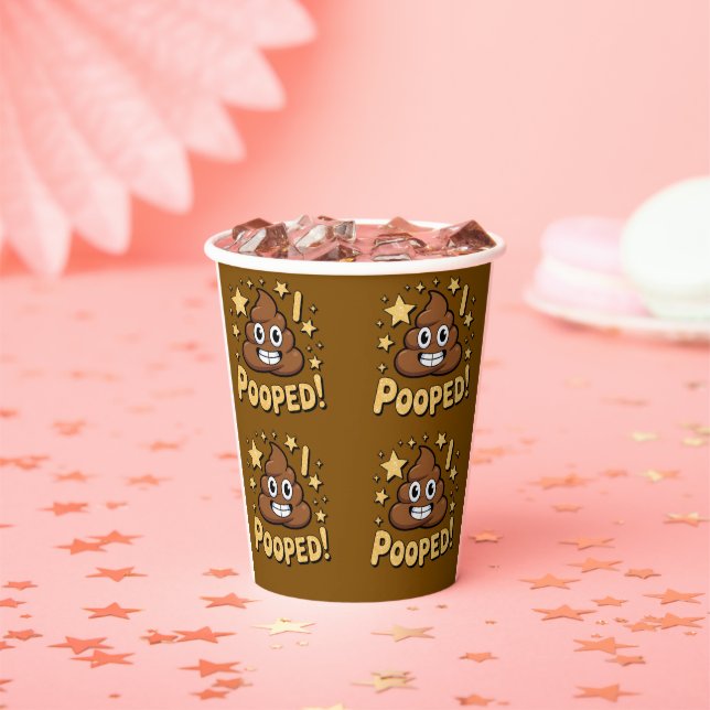 I Pooped Paper Cups (Insitu)
