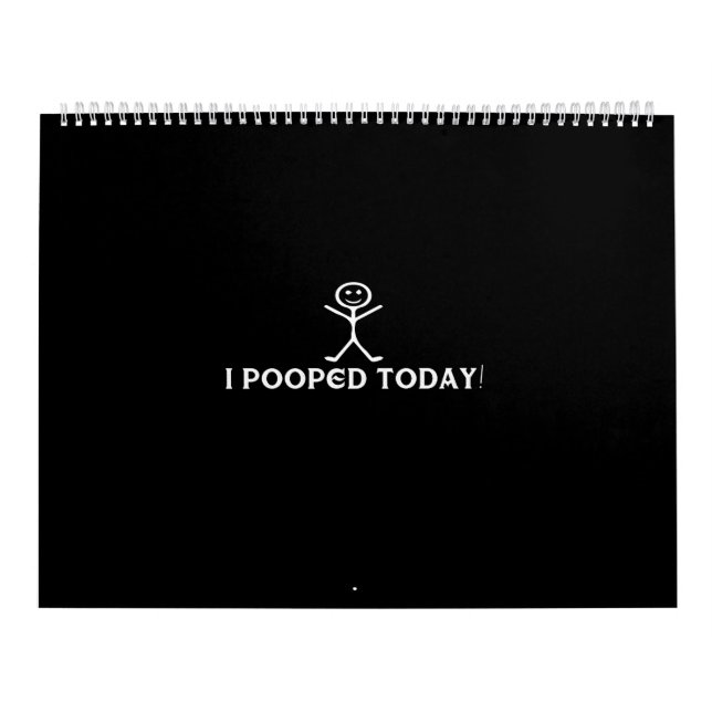 i pooped today calendar (Cover)