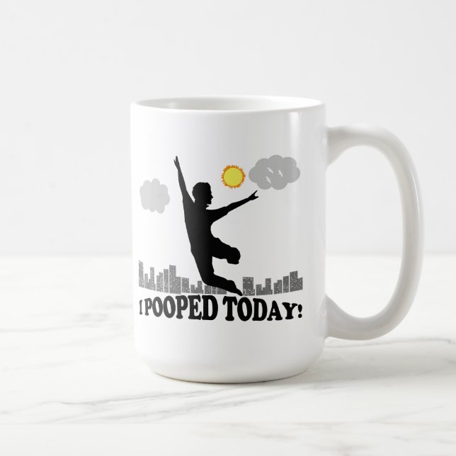 I Pooped Today Coffee Mug (Right)