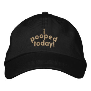 I Pooped Today Embroidered Hat