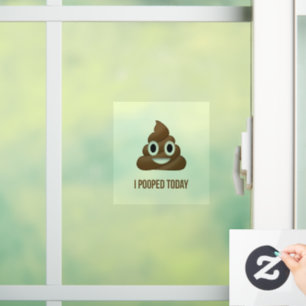 I Pooped Today Funny Brown Emoji 
