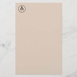 I Pooped Today Smiling Emoticon Notes Stationery