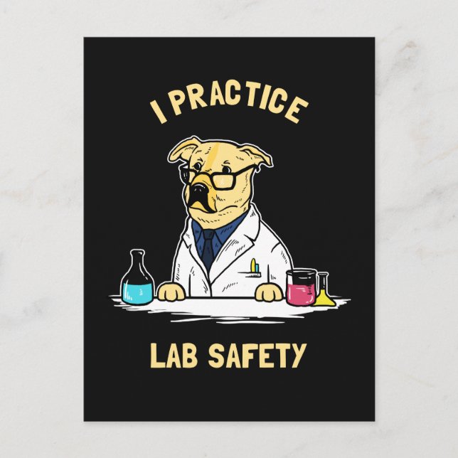 I Practice Lab Safety Postcard (Front)
