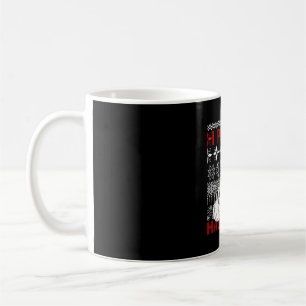 I Prefer Halloween Funny Christmas black Cat Sweat Coffee Mug