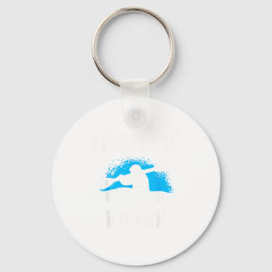 I Prefer It Rough Funny White Water Kayak  Key Ring